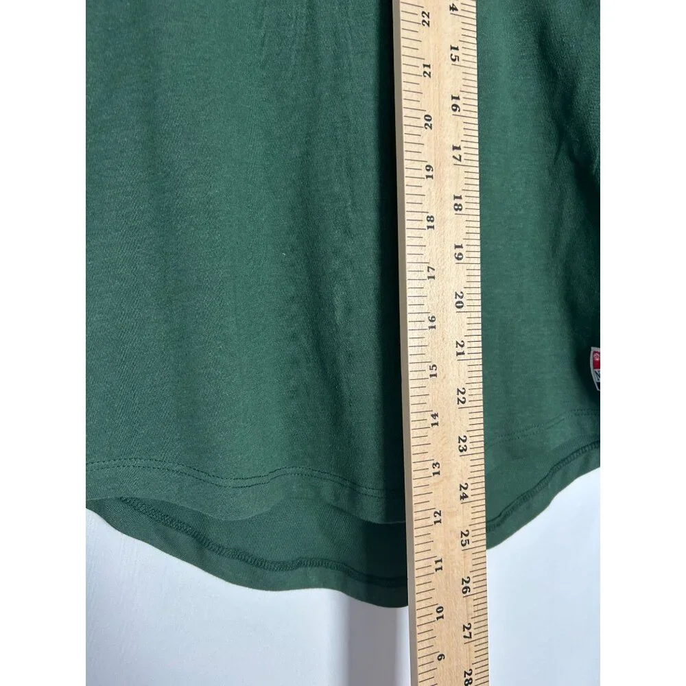 Milwaukee Bucks Women's 3/4 Sleeve Green & Gray New Era Shirt Small - Picture 6 of 12